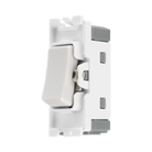BG White Moulded PVC 20A Double Pole Grid Module R30 – product view 2
