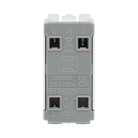 BG White Moulded PVC 20A Double Pole Grid Module R30 – product view 3