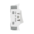 BG White Moulded PVC 20A Double Pole Grid Module R30 – product view 4
