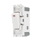 BG White Moulded PVC 20A Double Pole with Neon Grid Module R31 – product view 2