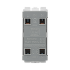 BG White Moulded PVC 20A Double Pole with Neon Grid Module R31 – product view 3