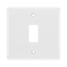 BG White Moulded PVC 1G Grid Plate R81 Available from RS Electrical Supplies