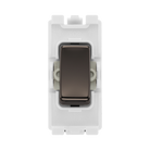 BG Black Nickel 20A 2 Way Grid Switch RBN12 – product view 1