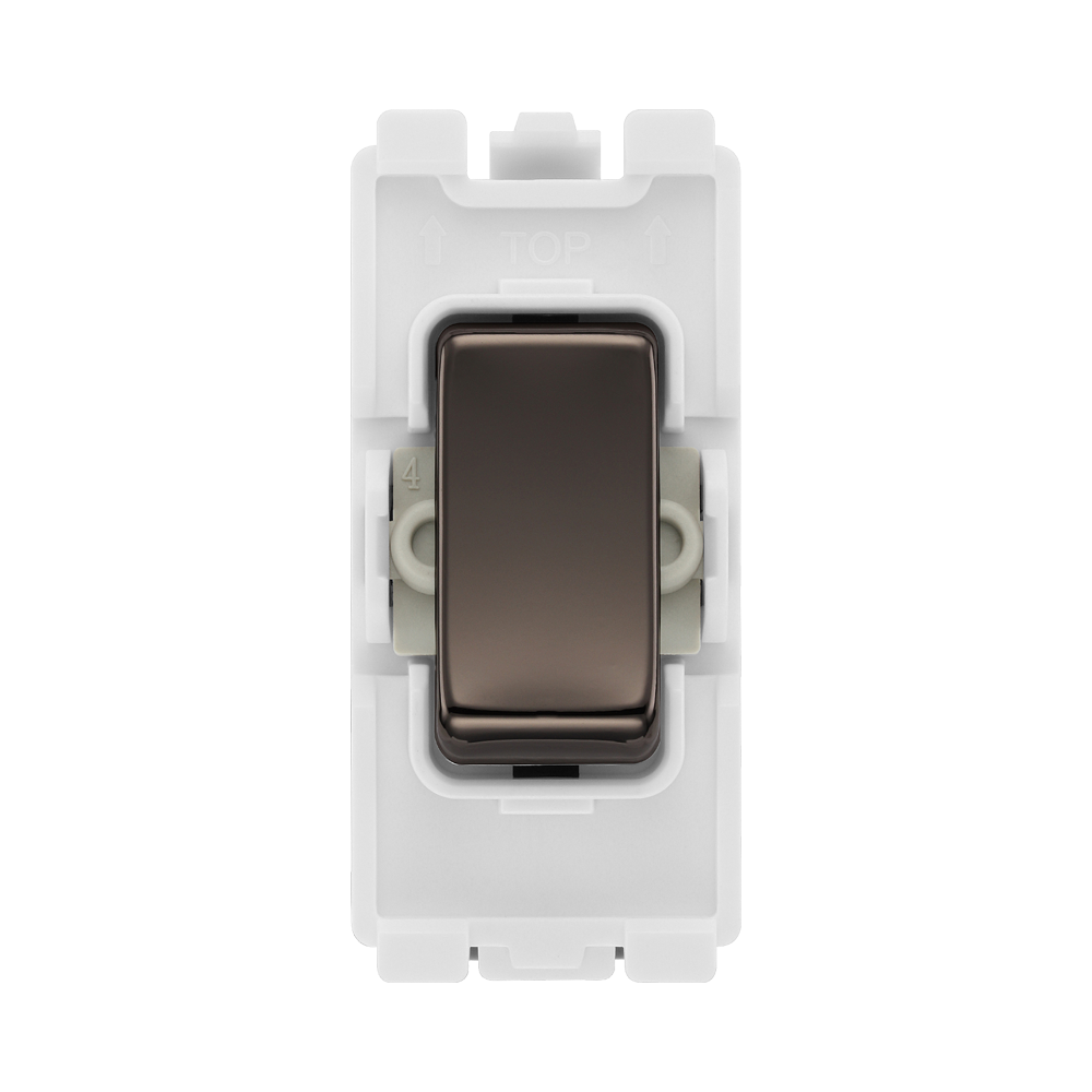 BG Black Nickel 20A Intermediate Grid Switch RBN13 – product view 1