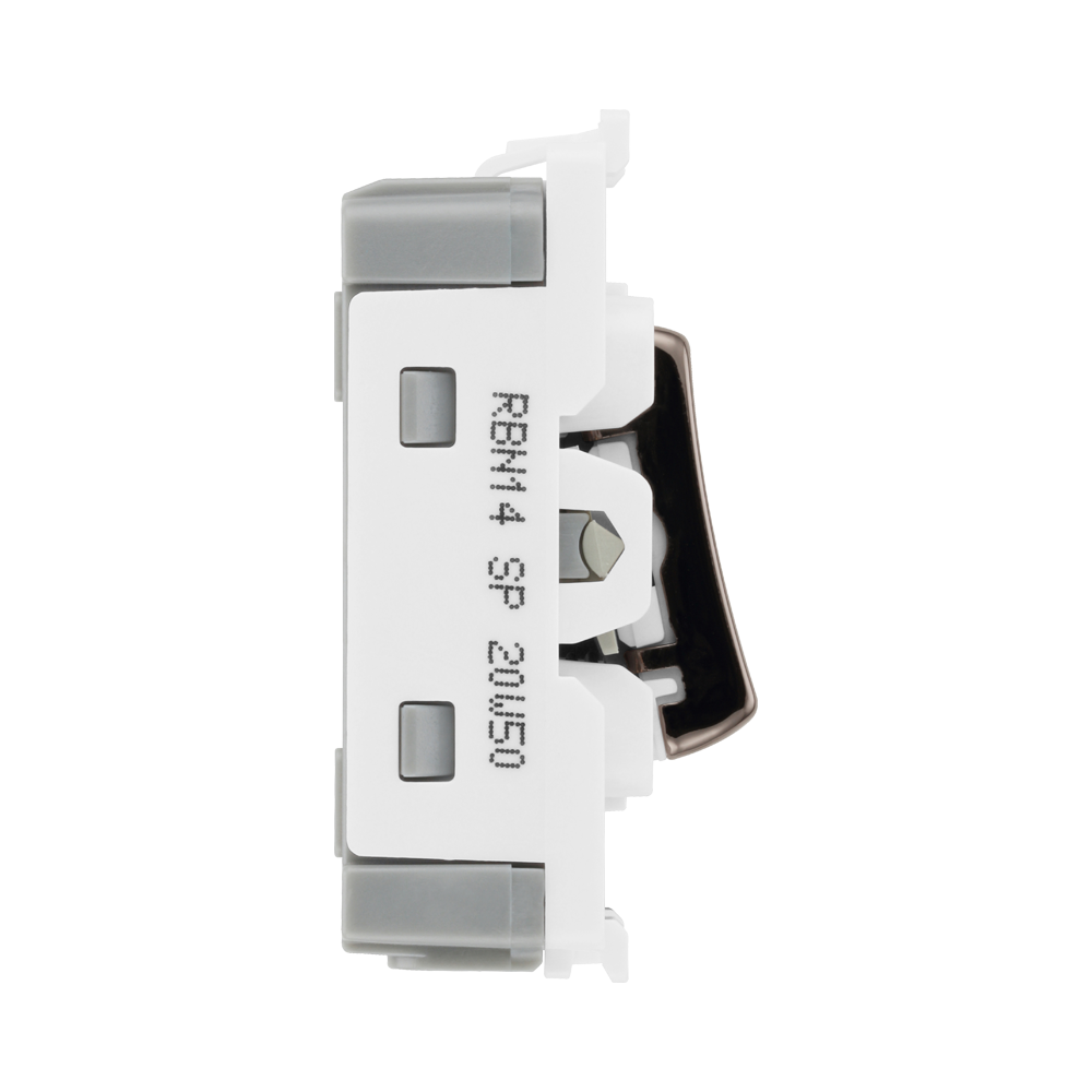 BG Black Nickel 20A Retractive Grid Switch  RBN14 – product view 4