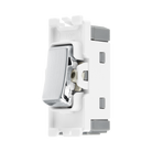 BG Brushed Steel 20A Double Pole Grid Switch RBS30 – product view 2