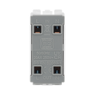 BG Brushed Steel 20A Double Pole Grid Switch RBS30 – product view 3