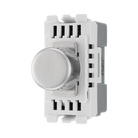 BG Brushed Steel Dimmer Grid Switch RBSDLT – product view 2