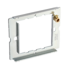BG Nexus Metal & Moulded PVC 1-2 Gang Grid Frame RFR12 – Rear view