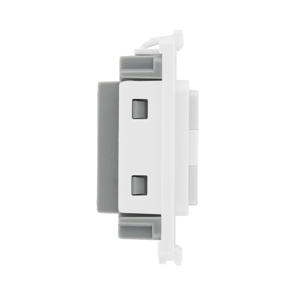 BG White Moulded PVC 13A Fuse Carrier Grid Module RFUSE – product view 4
