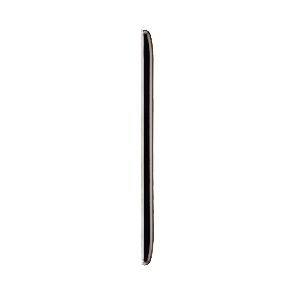 Side view of BG Nexus Metal Black Nickel 6-gang Grid Plate