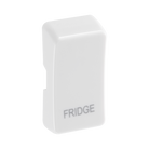 BG White Moulded PVC Engraved Fridge Grid Rocker Cap RRFDW Available from RS Electrical Supplies
