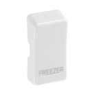 BG White Moulded PVC Engraved Freezer Grid Rocker Cap RRFZW Available from RS Electrical Supplies
