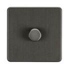 Smoked Bronze Dimmer Switch (1G 2-way) by Knightsbridge with Smooth Dimming