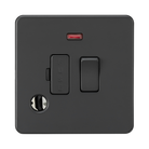 Anthracite Fused Spur by Knightsbridge with Flex Outlet rated 13A