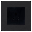 Evolve Polycarbonate Matt Black 2A Unswitched Socket PCDMB2AUSSB - The Switch Depot