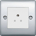 Nexus Metal Polished Chrome 2A Unswitched Socket NPC28W - The Switch Depot