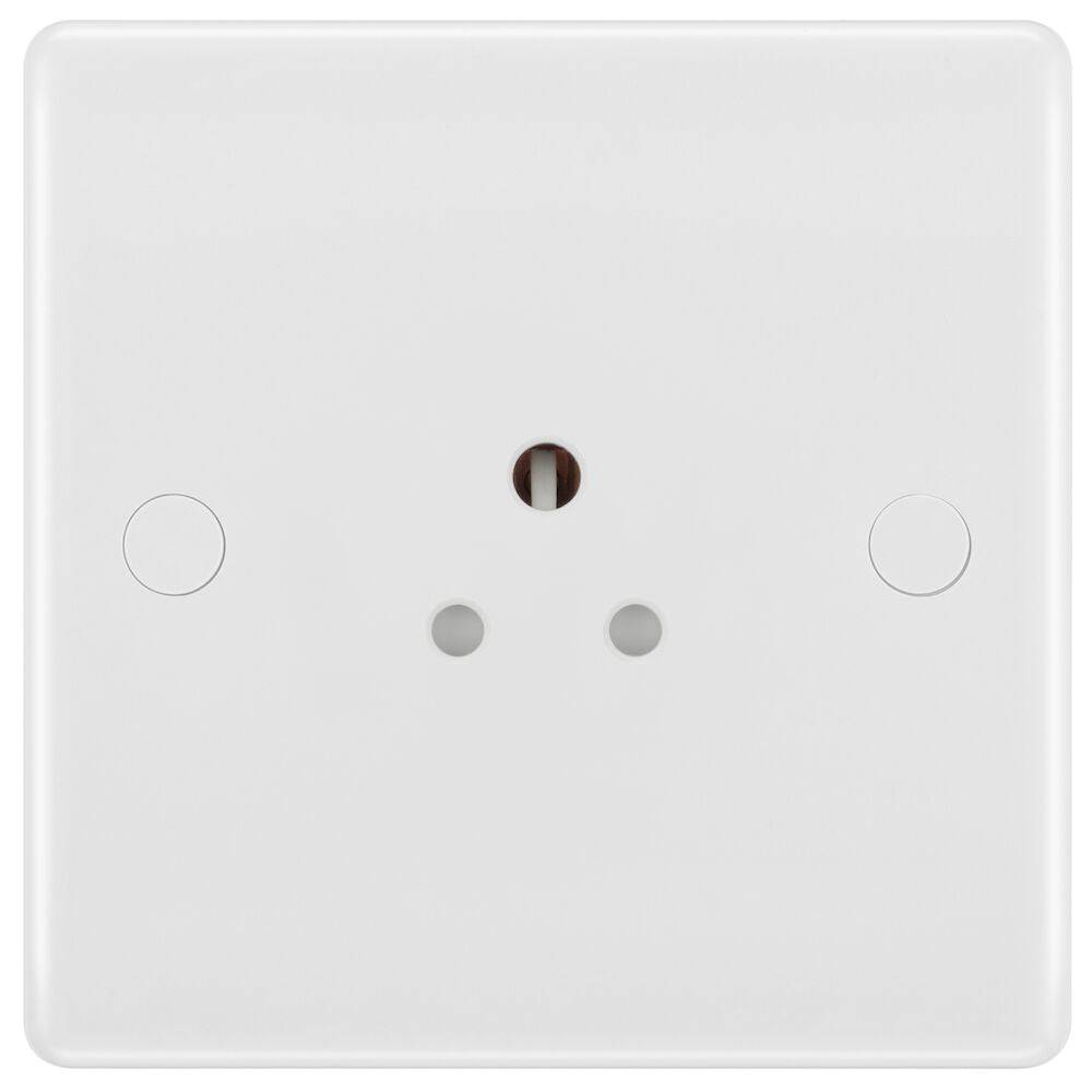 BG Moulded White PVC 2A Unswitched Socket 828 - The Switch Depot