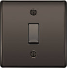 Nexus Metal Black Nickel 20A Double Pole Switch NBN30 - The Switch Depot