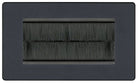 Evolve Polycarbonate Matt Grey 4G Cable Brush Outlet PCDMG4GBRB - The Switch Depot