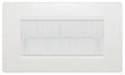 Evolve Polycarbonate Pearlescent White 4G Cable Brush Outlet PCDCL4GBRW - The Switch Depot