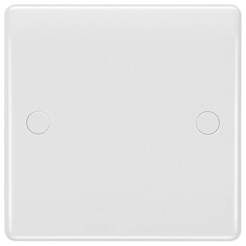 BG Moulded White PVC 25A Flex Outlet Plate 858 - The Switch Depot