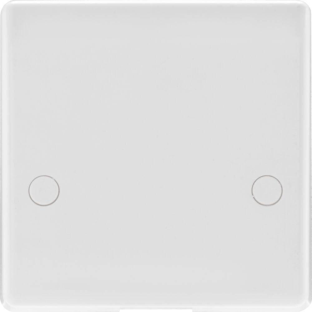 BG Moulded White PVC 45A Cooker Outlet Plate 879 - The Switch Depot