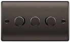 Nexus Metal Black Nickel 3G Dimmer Switch NBN83 - The Switch Depot