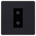 Evolve Polycarbonate Matt Black Single Master Touch Dimmer Switch PCDMBTDM1B - The Switch Depot