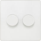 Evolve Polycarbonate Pearlescent White 2G Dimmer Switch PCDCL82W - The Switch Depot
