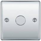 Nexus Metal Polished Chrome 1G Dimmer Switch NPC81 - The Switch Depot