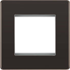 BG Screwless Black Nickel 2G Euro Plate FBNEMS2 - The Switch Depot