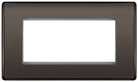 Nexus Metal Black Nickel 4G Euro Plate NBNEMR4 - The Switch Depot