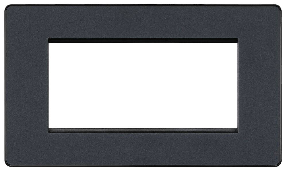 Evolve Polycarbonate Matt Grey 4G Euro Plate PCDMGEMR4B - The Switch Depot