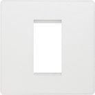 Evolve Polycarbonate Pearlescent White 1G Euro Plate PCDCLEMS1W - The Switch Depot