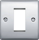 Nexus Metal Polished Chrome 1G Euro Plate NPCEMS1 - The Switch Depot