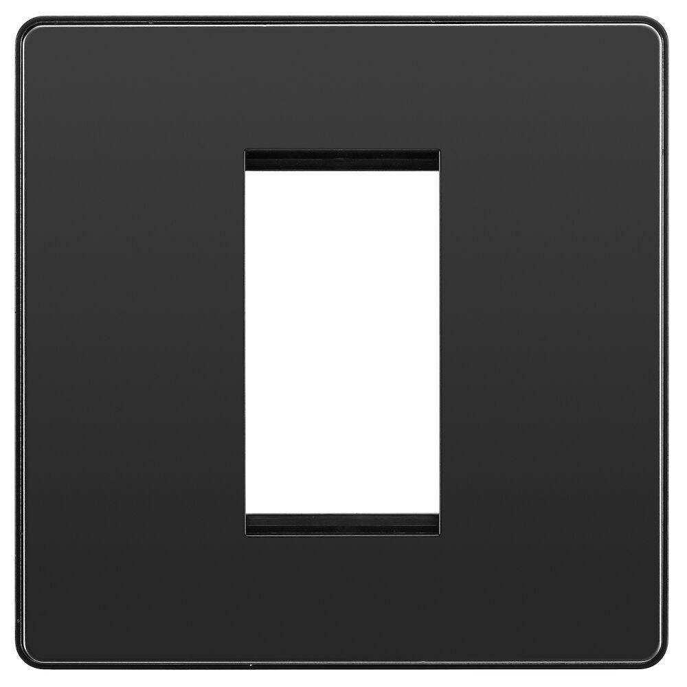 Evolve Polycarbonate Black Chrome 1G Euro Plate PCDBCEMS1B - The Switch Depot