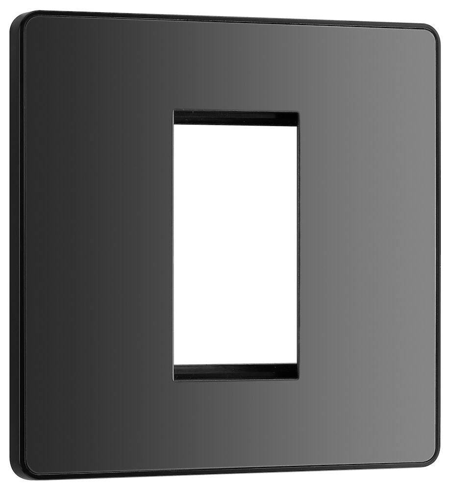 Evolve Polycarbonate Black Chrome 1G Euro Plate PCDBCEMS1B - The Switch Depot