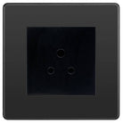 Evolve Polycarbonate Black Chrome 2A Unswitched Socket PCDBC2AUSSB - The Switch Depot