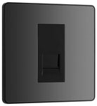 Evolve Polycarbonate Black Chrome Master Telephone Socket PCDBCBTM1B - The Switch Depot