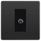 Evolve Polycarbonate Black Chrome Satellite Socket PCDBC61B - The Switch Depot