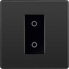 Evolve Polycarbonate Black Chrome Single Master Touch Dimmer Switch PCDBCTDM1B - The Switch Depot