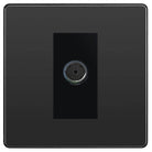 Evolve Polycarbonate Black Chrome TV Socket PCDBC60B - The Switch Depot