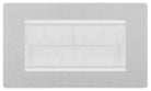 Evolve Polycarbonate Brushed Steel 4G Cable Brush Outlet PCDBS4GBRW - The Switch Depot