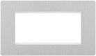 Evolve Polycarbonate Brushed Steel 4G Euro Plate PCDBSEMR4W - The Switch Depot
