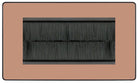 Evolve Polycarbonate Polished Copper 4G Cable Brush Outlet PCDCP4GBRB - The Switch Depot