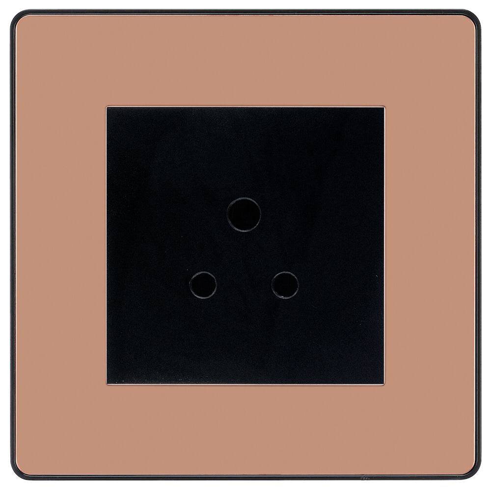 Evolve Polycarbonate Polished Copper 5A Unswitched Socket PCDCP5AUSSB - The Switch Depot
