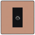 Evolve Polycarbonate Polished Copper Satellite Socket PCDCP61B - The Switch Depot