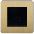 Evolve Polycarbonate Satin Brass 2A Unswitched Socket PCDSB2AUSSB - The Switch Depot