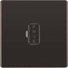 BG Screwless Black Nickel 13A Unswitched Spur FBN54 - The Switch Depot